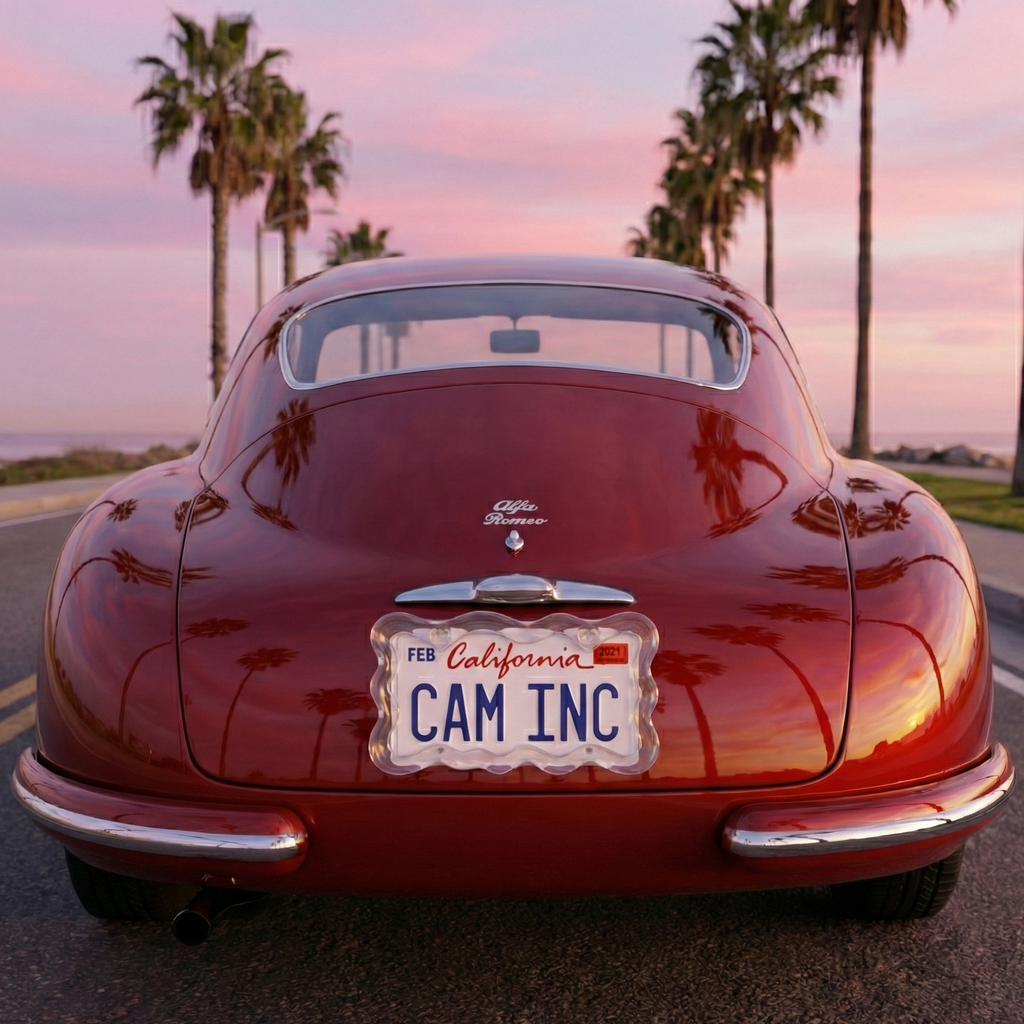 Crystal Clear-license plate frame