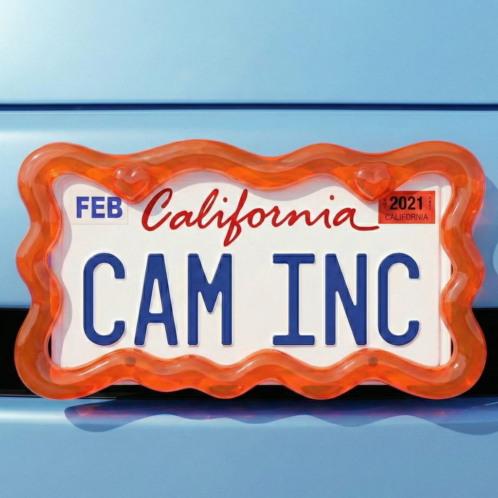 Juicy Orange-license plate frame